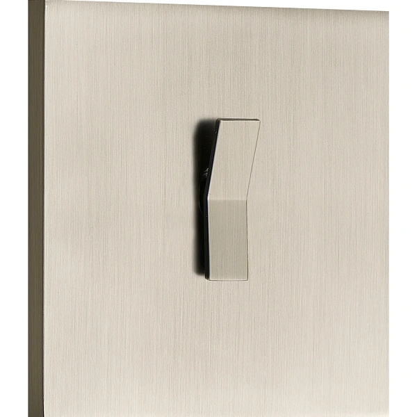 Donel N96 Переключатель на 1 тумблер,  клавиша Angle, 10AX 250V, Никель, серия DT