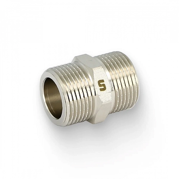 Ниппель удлинённый 3/4", никелированный Uni-Fitt