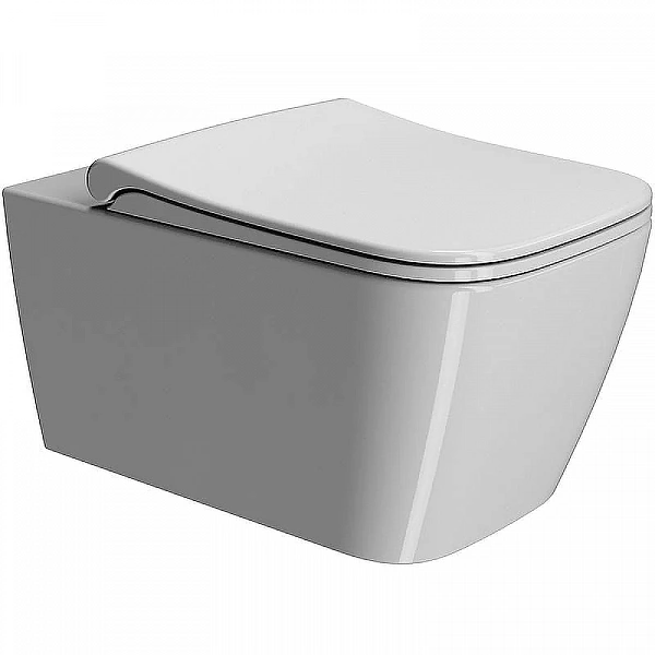GSI Nubes Унитаз подвесной 55х35см., Swirlflush с креплением, цвет: белый глянцевый