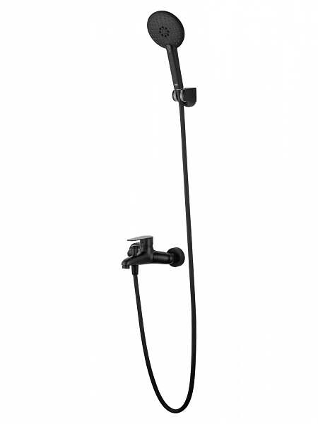 Смеситель для ванны с душем WONZON & WOGHAND ALFA, Черный матовый (WW-AE3204-MB), шт