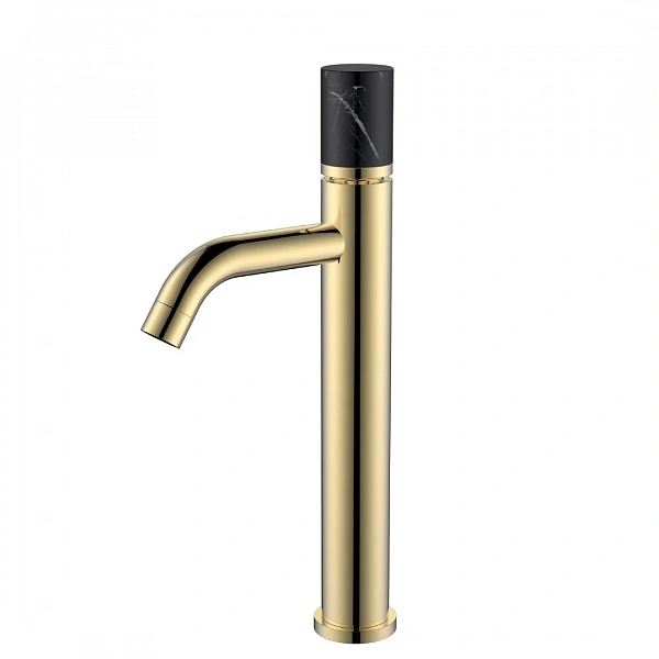 Boheme Смеситель STICK для умыв.выс.GOLD MRAMOR BLACK_Комплект