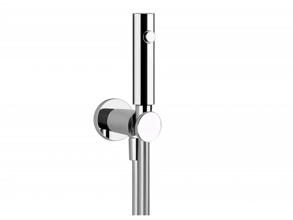 Gessi гигиенический душ, лейка, шланг 1250 мм, шланговое подсоединение -держатель лейки, цвет Finox