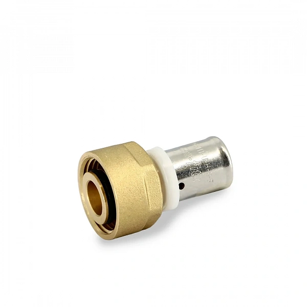Муфта пресс-В 16 x 3/4"EK с накидной гайкой Uni-Fitt