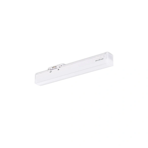 Donel, св-к трековый, 10Вт, L300хH50мм, 630Лм, 3000-4000-6500K, 120°, IP20, Ra>80, белый, блок питан
