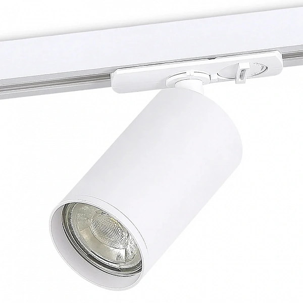Donel, св-к трековый, GU10, D52хH92мм, IP20, белый, без лампы, серия: DN01