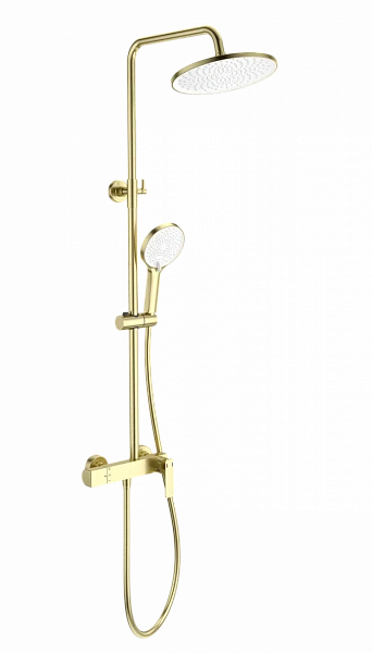Душевая система WONZON & WOGHAND, Брашированное золото (WW-B3517-BG), шт
