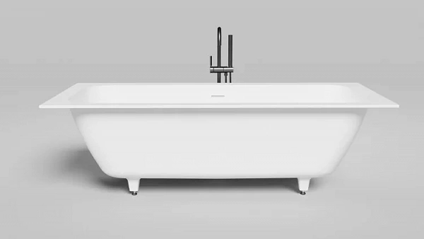 Salini ORLANDA AXIS KIT Встраиваемая ванна на ножках 1905х800х600мм, "Up&Down",белый, сифон, интегри