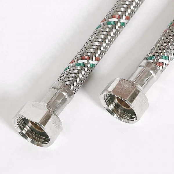 Гибкая подводка ВВ 1/2", 80 см, DN 8, оплётка из нерж. стали Uni-Fitt
