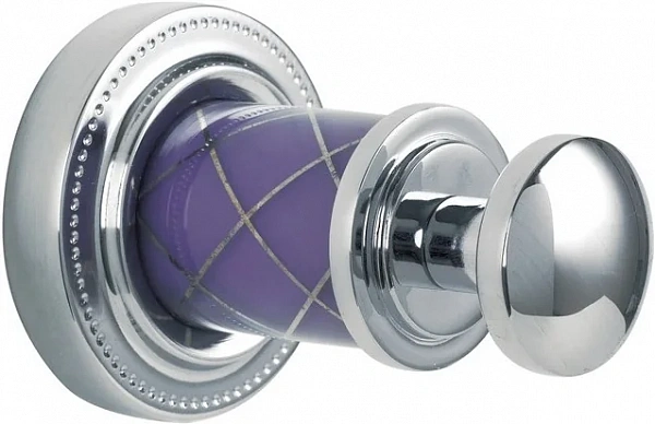 Boheme Крючок MURANO CHROME (фиолетовое)_Комплект
