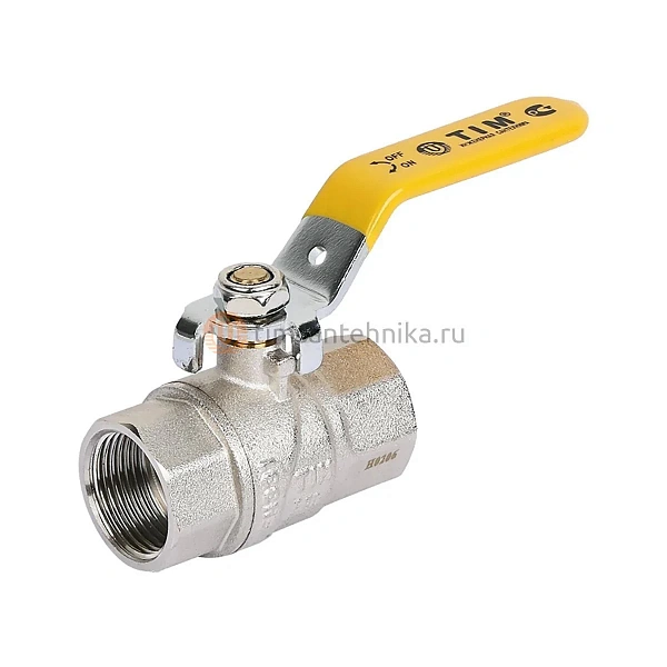 Кран шар. для Газа 1/2 г/г ручка TIM (60/15)