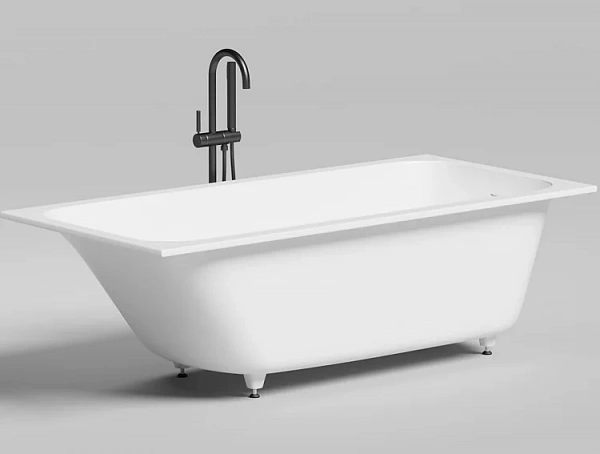 Salini ORLANDA KIT Встраиваемая ванна 1700х800х600мм, "Up&Down", сифон,  щелевой слив-перелив, мат-л