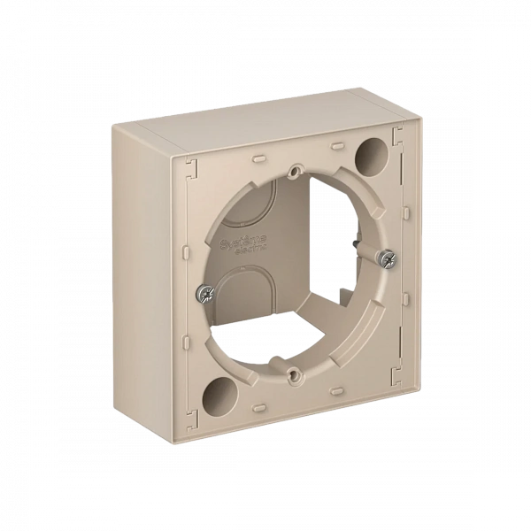 ATLASDESIGN КОРОБКА для наружного монтажа, ПЕСОЧНЫЙ