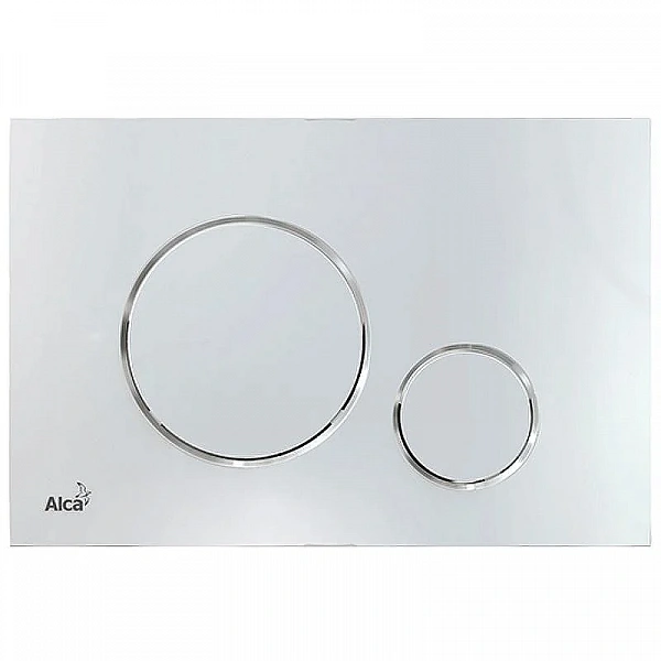 Кнопка смыва M671, пластик, хром Alcaplast