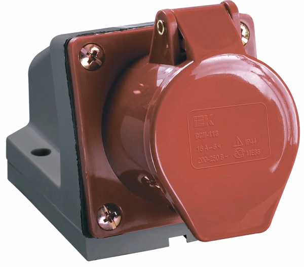 Розетка ОП 32А 380В 3P+PE+N ССИ-125 IP44 IEK PSR12-032-5