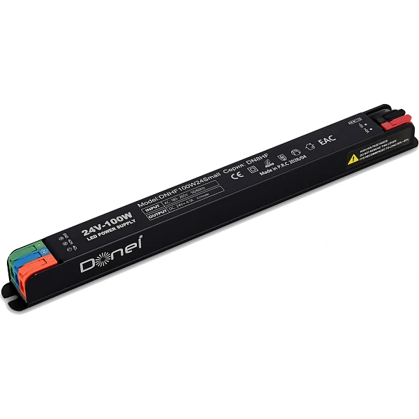 Donel Блок питания 100W, DC24V, 4.1А, IP20, 230x19,4x20,2мм, серия: DN8HF
