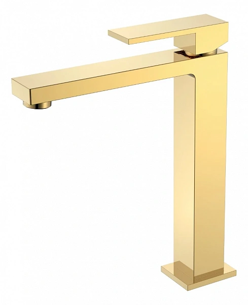 Boheme Смеситель для умывальника высокий QUBIC Gold