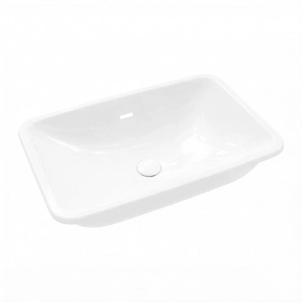 Villeroy&Boch Loop&Friends Раковина встраиваемая 61.5х38х18см., с переливом, цвет: альпийский белый