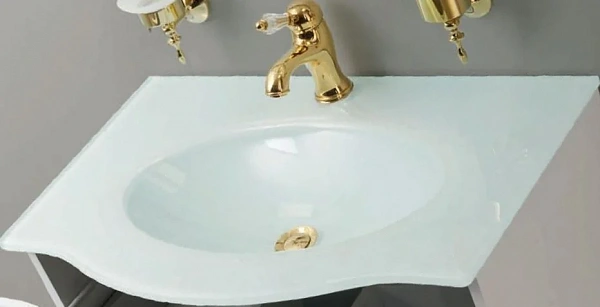 PETALO-BIANCO-1000-VTR Стеклянная раковина-столешница Bianco 980x490