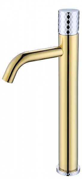 Boheme Смеситель STICK для умыв. выс. GOLD DIAMOND CHROME_Комплект