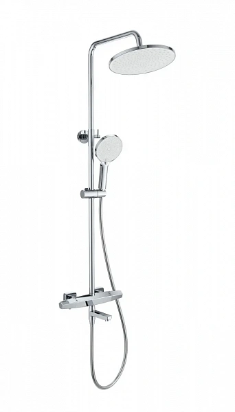 Душевая система с термостатом WONZON & WOGHAND NEO, Хром (WW-B3046-A1-CR), шт