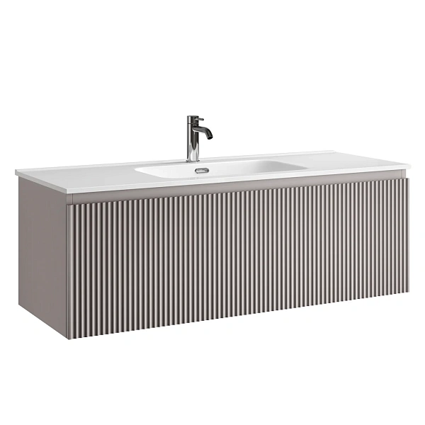 Тумба подвесная SANCOS Snob R  1.0 1195х445х406, c одним ящиком оснащенным доводчиками скрытого монт
