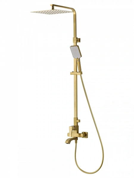 Душевая система WONZON & WOGHAND FLEX, Брашированное золото (WW-88047072-BG), шт