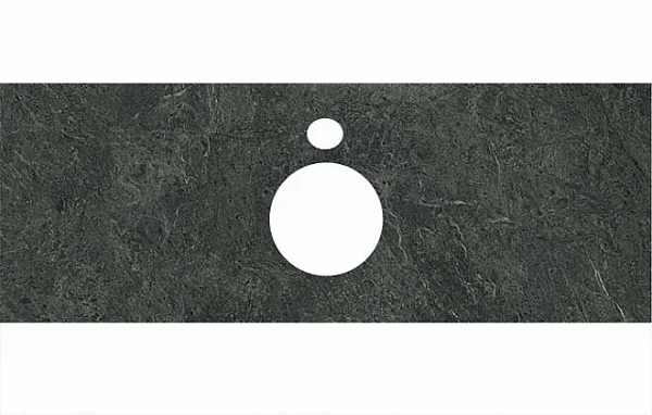 Kerama Marazzi PL1.VT97/120 Спец. изделие для накладных раковин 120 см Риальто зеленый темный
