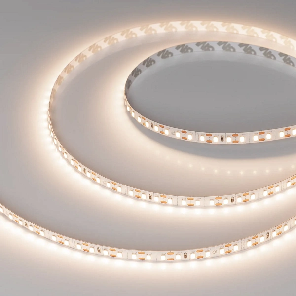 Arlight Лента FC-A120-8mm 24V Warm3500-CX1 (10 W/m, IP20, 5m) (резка 1 светодиод)