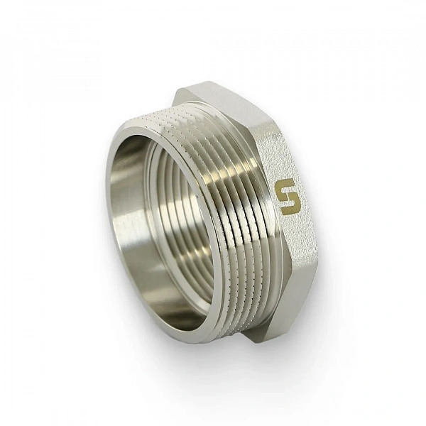 Футорка НВ 2" x 1 1/2", никелированная Uni-Fitt