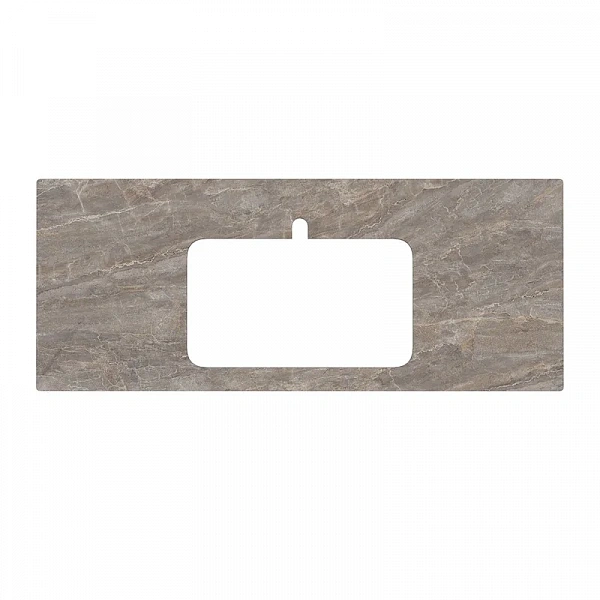 Kerama Marazzi PL2.VT280/120 Спец. изделие декоративное для раковин, встраиваемых сверху Парнас пепе