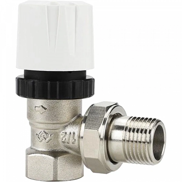Термостатический радиаторный клапан Varmega VM10401, 1/2", угловой