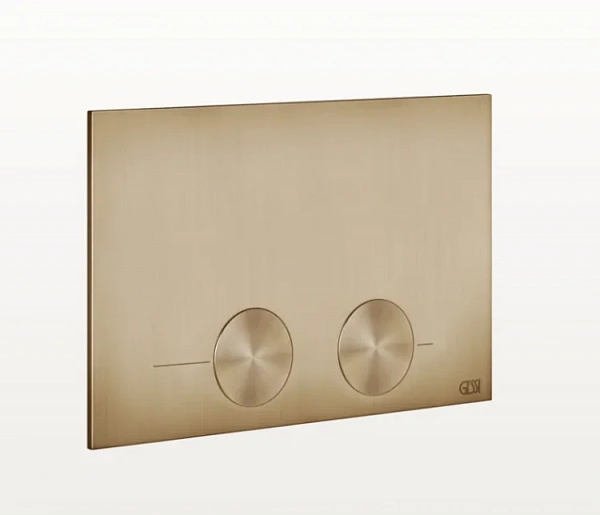 Gessi Клавиша смыва Tece (TeceProfil, TeceBox), цвет Warm Steel Brushed PVD