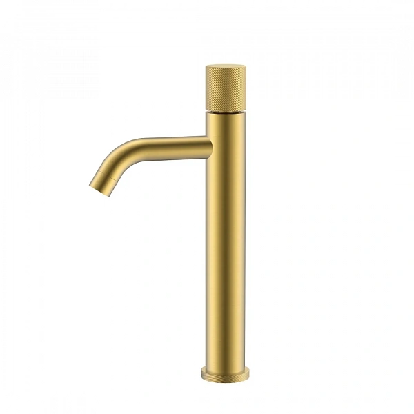Boheme Смеситель STICK для умыв. выс. MATT GOLD SPIRALE_Комплект
