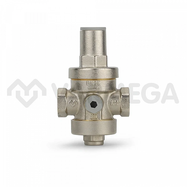 Редуктор давления Varmega VM12701, 1/2", PN25, поршневой, с присоединением к манометру