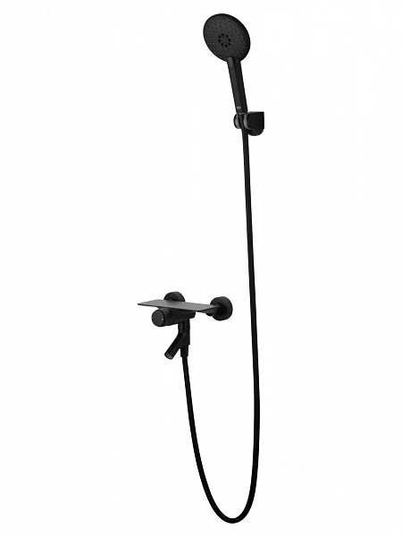 Смеситель для ванны с душем WONZON & WOGHAND CLICK, Черный матовый (WW-FE05L221-MB), шт