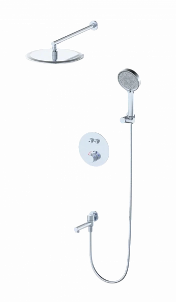 Душевая система с термостатом встраиваемая WONZON & WOGHAND, Хром (WW-88929010-CR), шт