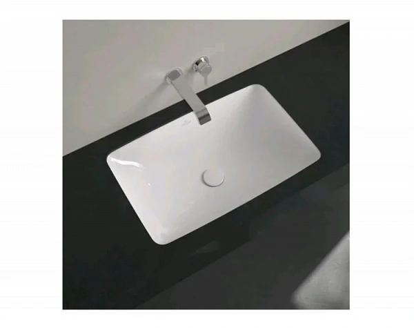 Раковина Villeroy&Boch Loop&Friends 615 х 380 см, встраиваемая снизу, альпийский белый, 4A580001