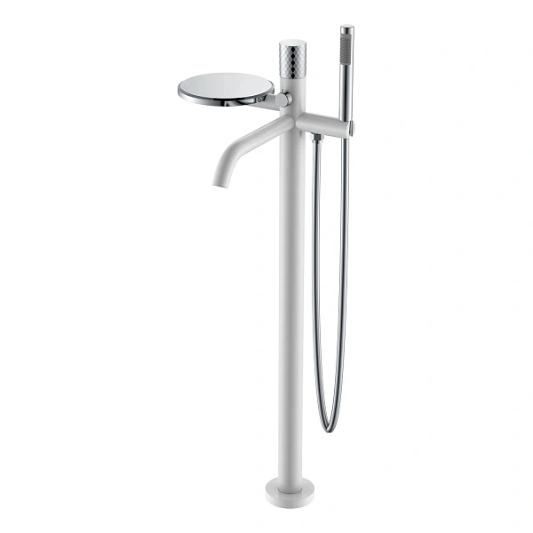 Boheme Смеситель STICK напольный WHITE DIAMOND CHROME