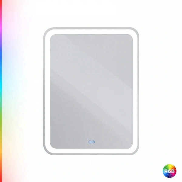 MULTICOLORE Зеркало со встроенной разноцветной подсветкой RGB и сенсорным выключателем CZR-SPC-MC-60