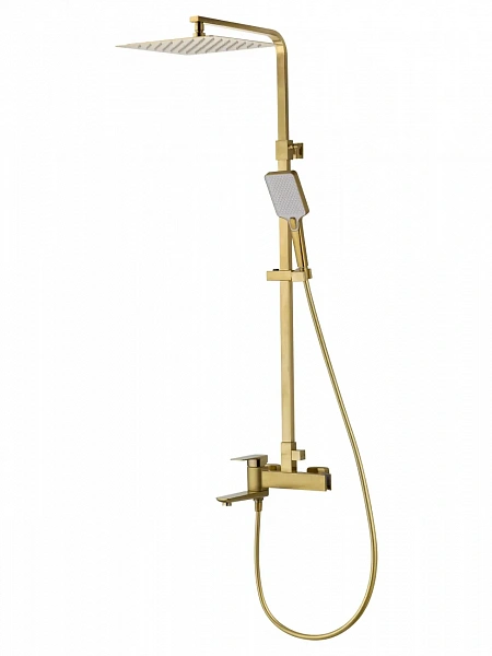 Душевая система WONZON & WOGHAND EDGE, Брашированное золото (WW-88739003-BG), шт