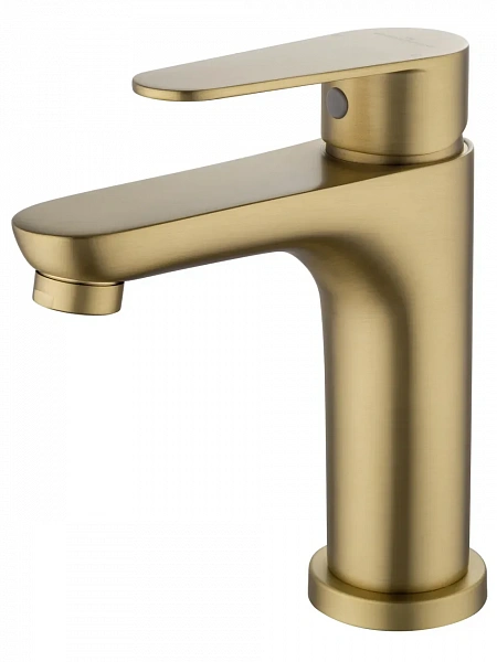 Смеситель для раковины WONZON & WOGHAND ALFA, Брашированное золото (WW-A40202-BG), шт