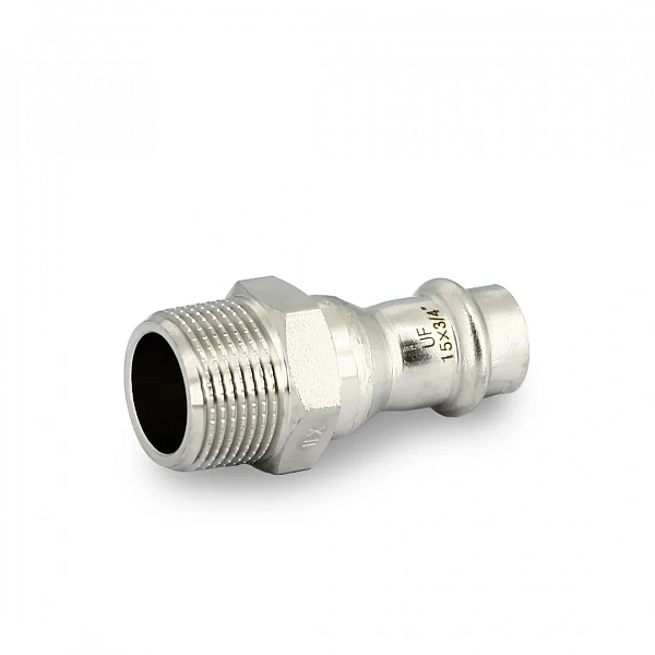 Муфта пресс-Н 15 х 3/4", нержавеющая сталь Uni-Fitt
