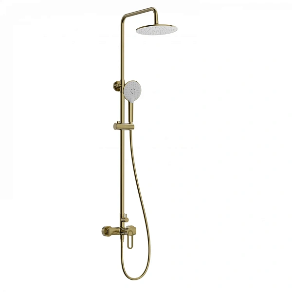 Душевая система WONZON & WOGHAND, Брашированное золото (WW-B2166-A-BG), шт