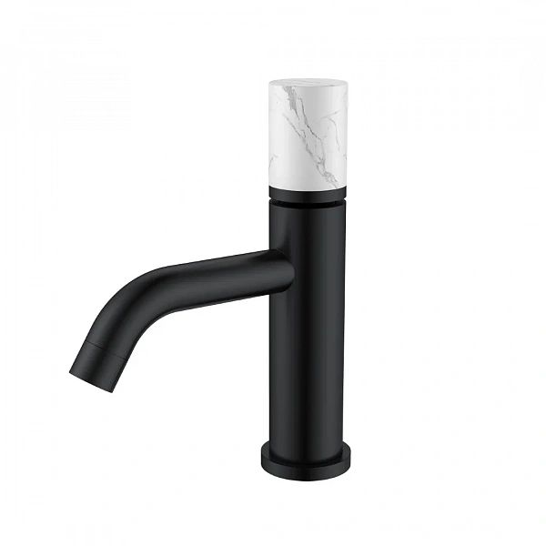 Boheme Смеситель STICK для умыв. низ. BLACK MRAMOR WHITE_Комплект