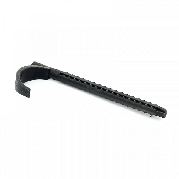 Дюбель-крюк одинарный 8 x 90 для фиксации труб (пластик) Uni-Fitt