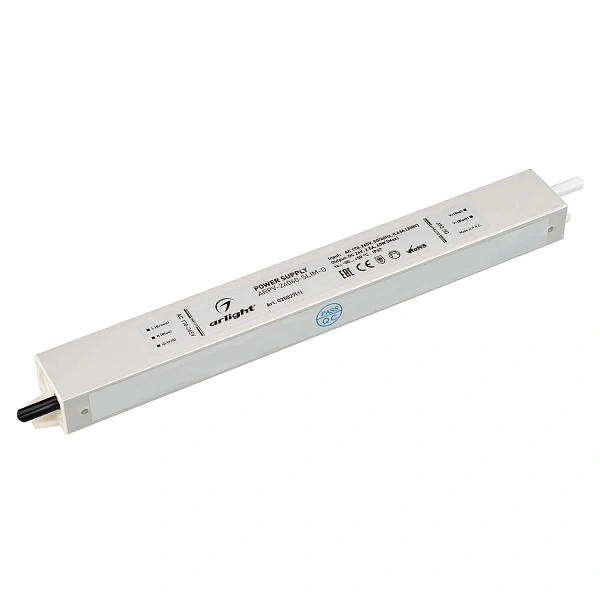 Arlight Блок питания ARPV-24060-SLIM-D (24V, 2.5A, 60W) (IP67 Металл, 3 года)