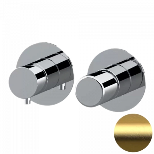 Смеситель для душа Daniel Trilogy TG625DP, золото брашированное
