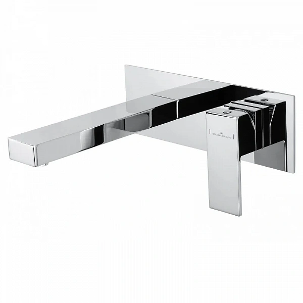Смеситель для раковины встраиваемый WONZON & WOGHAND CUBE, Хром (WW-88869016-CR), шт
