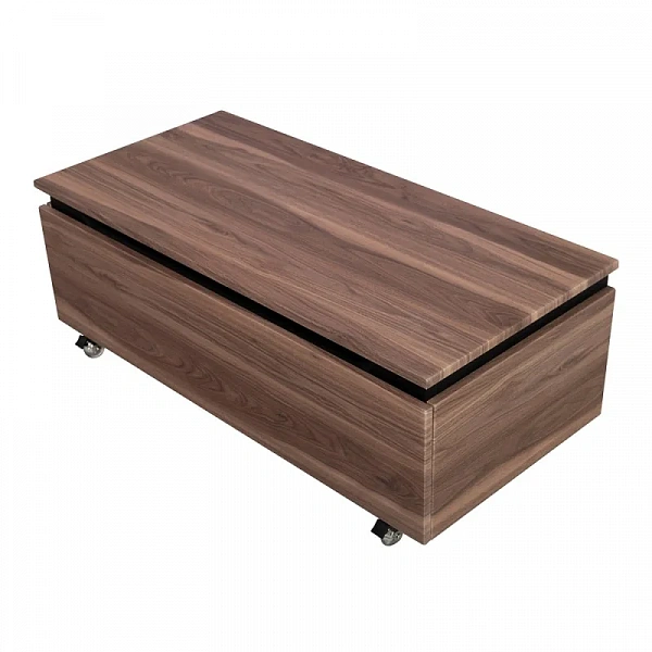 SLIDER Тумба с одним выкатным ящиком, Орех Дымчатый, 996x476x300, SLIDER-1000-1C-PI-NA-P