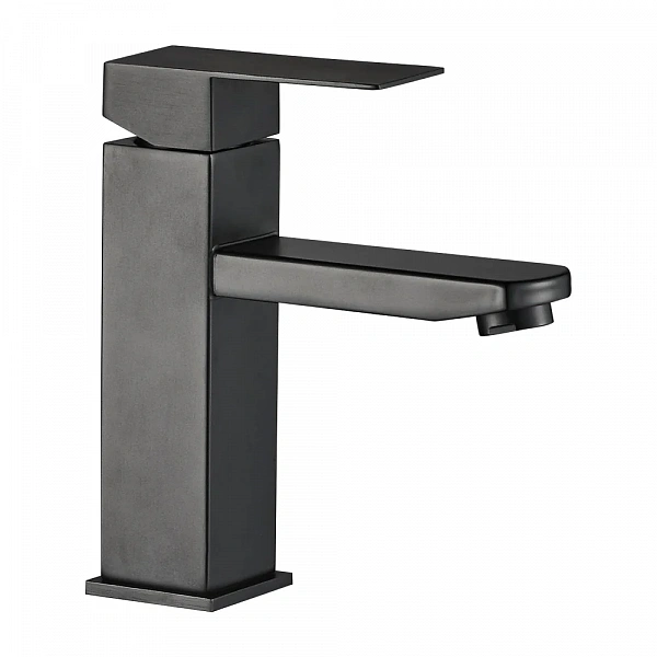 WESNAART Смеситель для раковины  KUBUS ЧЕРНЫЙ, KUB13-210Black, (10 шт. в 1 уп.)